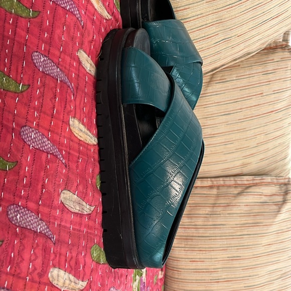 Free People Platform Snake slide sandals - Picture 3 of 4